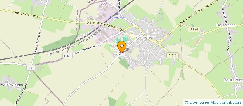 localisation de l'entreprise MONSIEUR PATRICK SAUVAL  FORMERIE