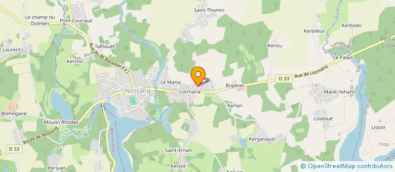 localisation de l'entreprise MONSIEUR PATRICK SAUVANET  NOSTANG