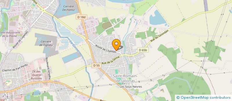 localisation de l'entreprise MONSIEUR PATRICK SCAPPATICCI  SAINT-ROMAIN-DE-JALIONAS