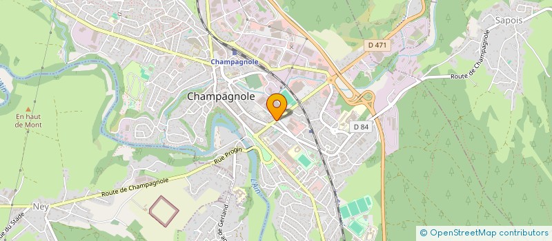 localisation de l'entreprise MONSIEUR PATRICK SCHNEIDER à CHAMPAGNOLE