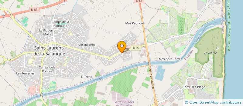 localisation de l'entreprise MONSIEUR PATRICK SCHNEIDER  SAINT-LAURENT-DE-LA-SALANQUE