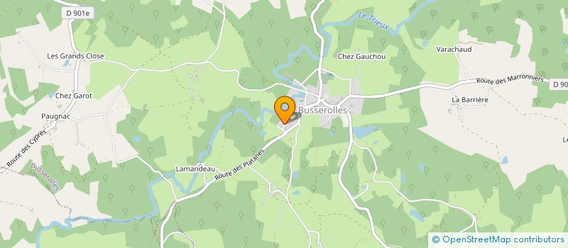 localisation de l'entreprise MONSIEUR PATRICK SCHNEIDER  BUSSEROLLES