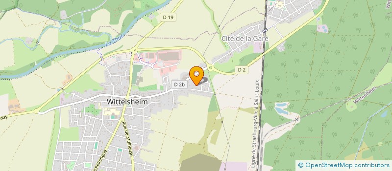 localisation de l'entreprise MONSIEUR PATRICK SCHOLER  WITTELSHEIM