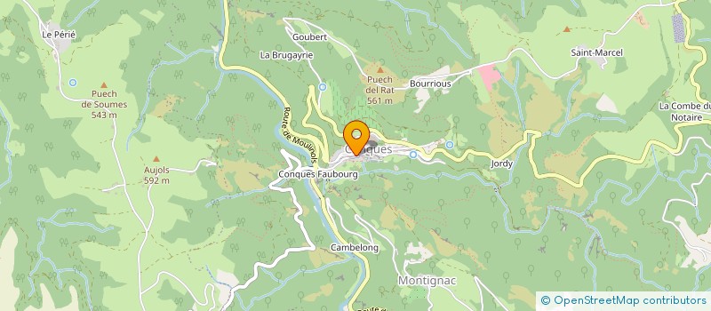 localisation de l'entreprise MONSIEUR PATRICK SCHOULER à CONQUES-EN-ROUERGUE