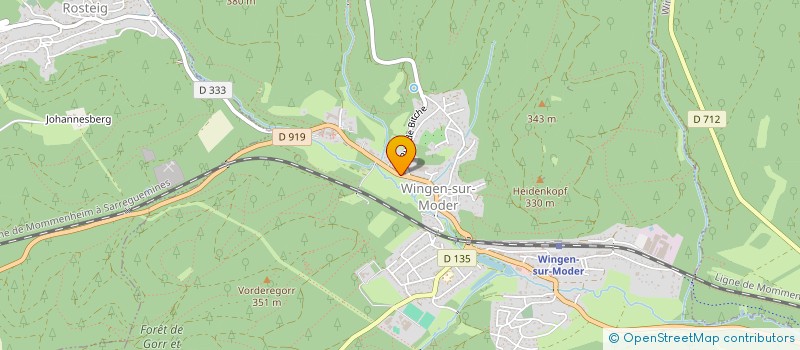 localisation de l'entreprise MONSIEUR PATRICK SCHUH  WINGEN-SUR-MODER