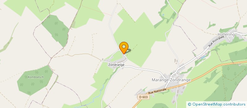 localisation de l'entreprise MONSIEUR PATRICK SCHWARZ  MARANGE-ZONDRANGE