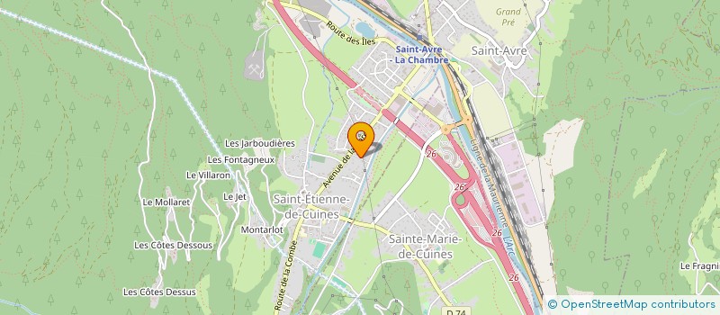 localisation de l'entreprise MONSIEUR PATRICK SCICCHITANO  SAINT-AVRE