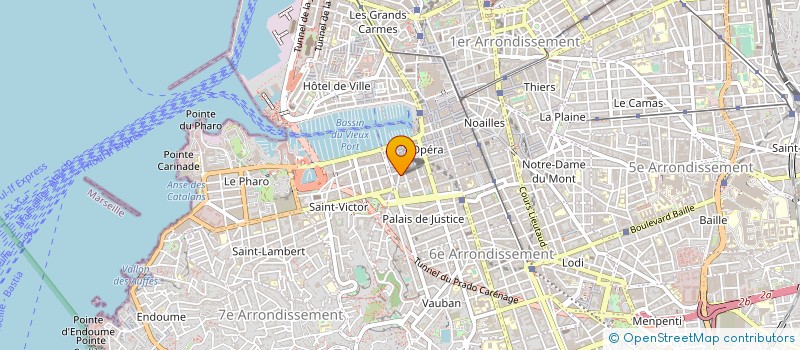 localisation de l'entreprise MONSIEUR PATRICK SEBBAN à MARSEILLE