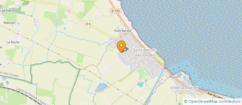 localisation de l'entreprise MONSIEUR PATRICK SEGARD  SAINT-BENOIT-DES-ONDES