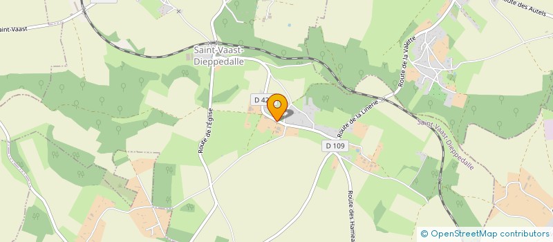 localisation de l'entreprise MONSIEUR PATRICK SELLE  SAINT-VAAST-DIEPPEDALLE
