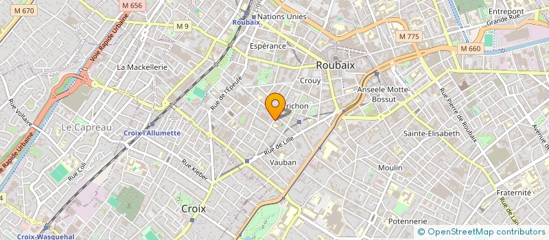 localisation de l'entreprise MONSIEUR PATRICK SENECHAL  ROUBAIX