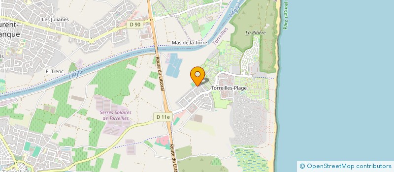 localisation de l'entreprise MONSIEUR PATRICK SENENT  TORREILLES