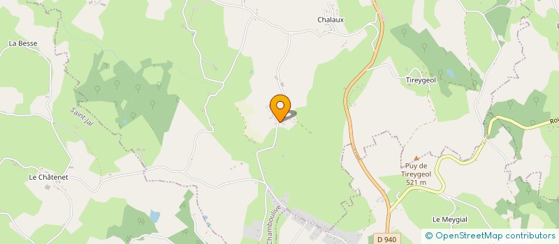 localisation de l'entreprise MONSIEUR PATRICK SEREZAT  CHAMBOULIVE