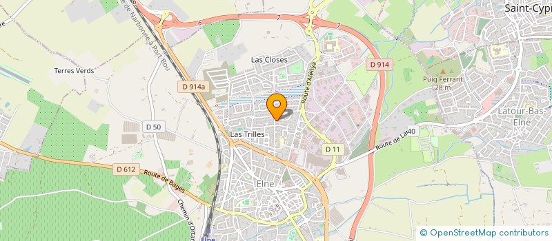 localisation de l'entreprise MONSIEUR PATRICK SERRANO  ELNE