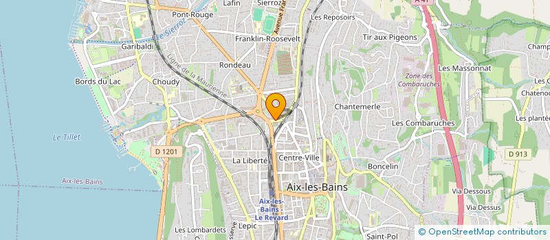 localisation de l'entreprise MONSIEUR PATRICK SERRE à AIX-LES-BAINS