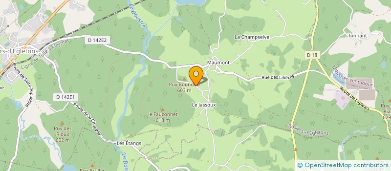 localisation de l'entreprise MONSIEUR PATRICK SERRE  ROSIERS D'EGLETONS