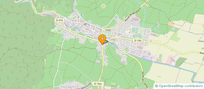 localisation de l'entreprise MONSIEUR PATRICK SERREAU  RIBEAUVILLE