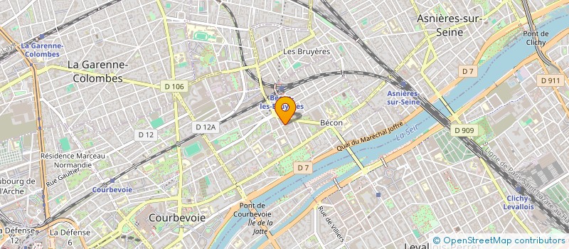 localisation de l'entreprise MONSIEUR PATRICK SERROR à COURBEVOIE
