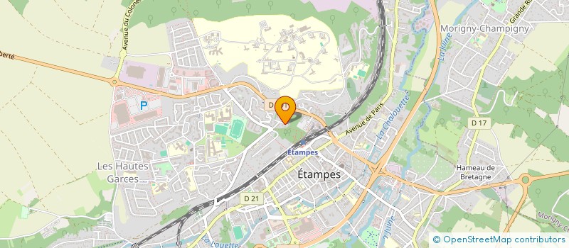 localisation de l'entreprise MONSIEUR PATRICK SERRUS  ETAMPES