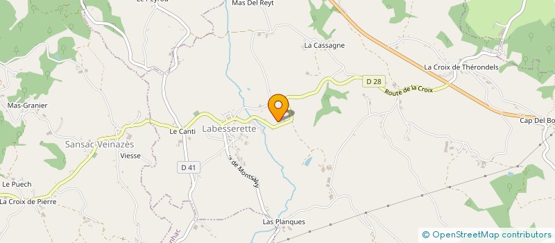 localisation de l'entreprise MONSIEUR PATRICK SERVANS à LACAPELLE-DEL-FRAISSE