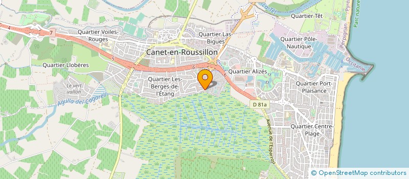 localisation de l'entreprise MONSIEUR PATRICK SERVIER à CANET-EN-ROUSSILLON