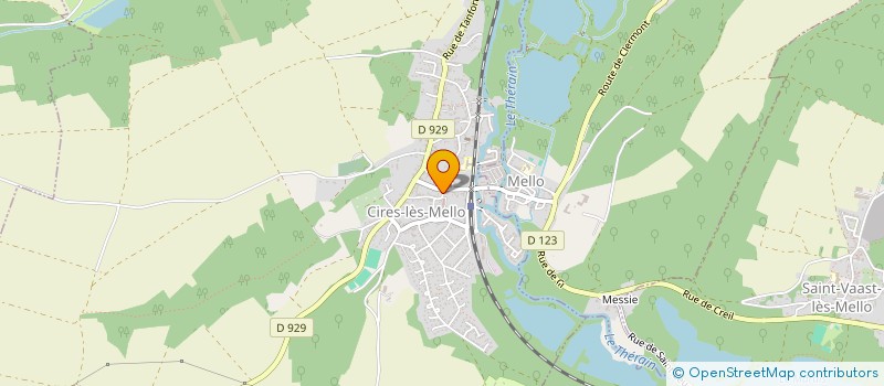 localisation de l'entreprise MONSIEUR PATRICK SEUX  CIRES-LES-MELLO