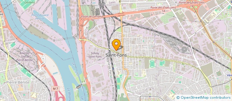 localisation de l'entreprise MONSIEUR PATRICK SEVE  SAINT-FONS