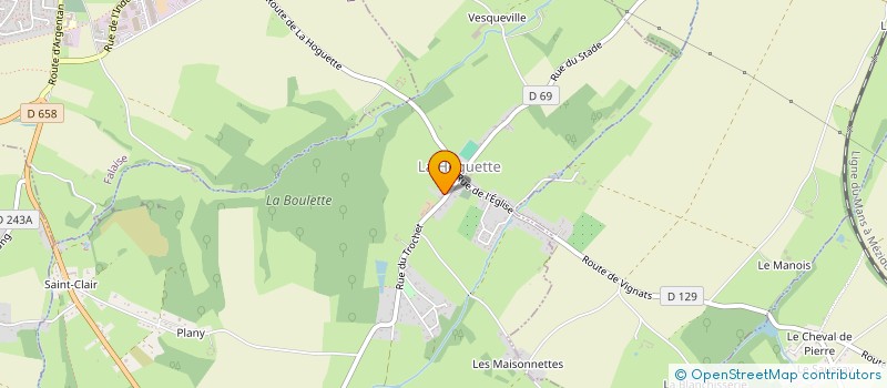 localisation de l'entreprise MONSIEUR PATRICK SEVESTRE  LA HOGUETTE