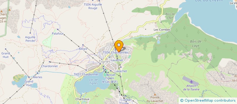 localisation de l'entreprise MONSIEUR PATRICK SHEERS  TIGNES