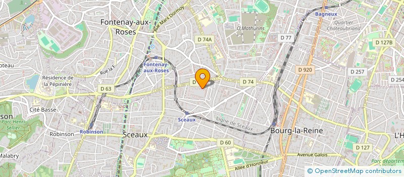 localisation de l'entreprise MONSIEUR PATRICK SIBI à SCEAUX