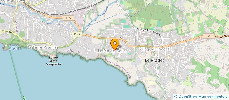 localisation de l'entreprise MONSIEUR PATRICK SIBONI à LE PRADET