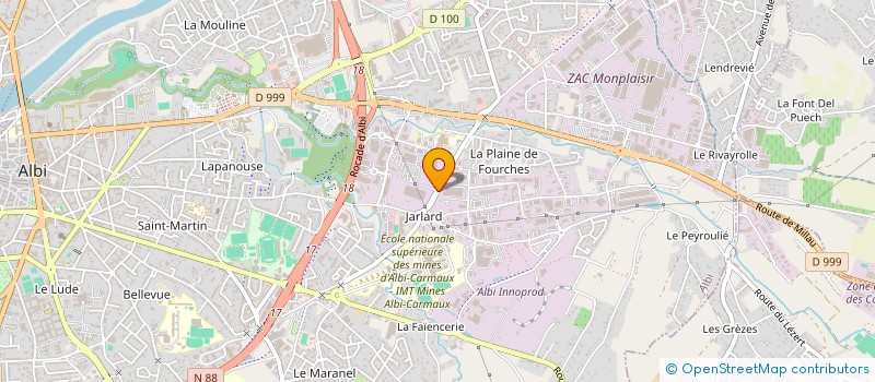 localisation de l'entreprise MONSIEUR PATRICK SIGLER à ALBI