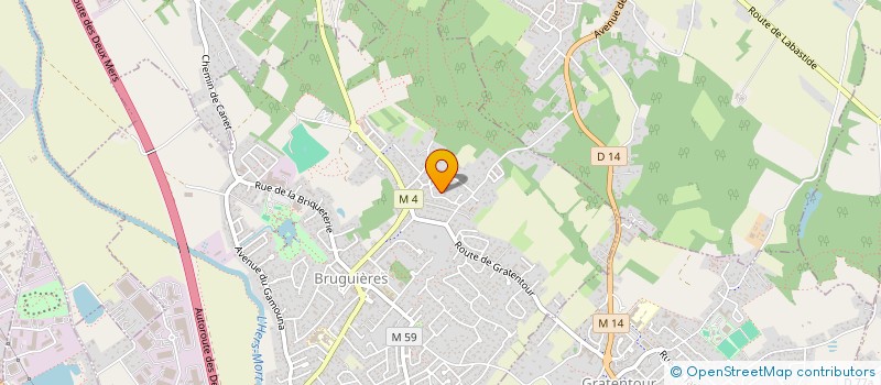 localisation de l'entreprise MONSIEUR PATRICK SIGWALT  BRUGUIERES