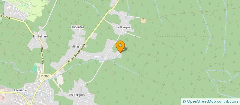 localisation de l'entreprise MONSIEUR PATRICK SILVAIN  BISCARROSSE