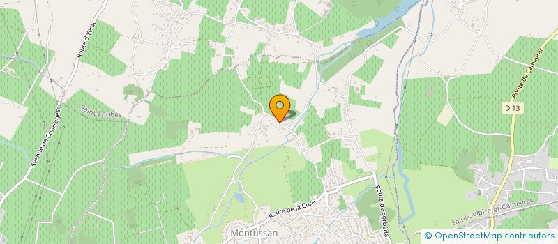 localisation de l'entreprise MONSIEUR PATRICK SIMON  MONTUSSAN