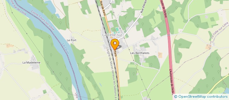 localisation de l'entreprise MONSIEUR PATRICK SIMON à LA CELLE-SUR-LOIRE