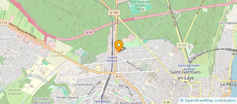 localisation de l'entreprise MONSIEUR PATRICK SIMON  SAINT-GERMAIN-EN-LAYE