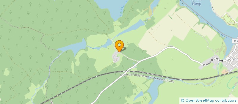 localisation de l'entreprise MONSIEUR PATRICK SIMON  GONDREXANGE