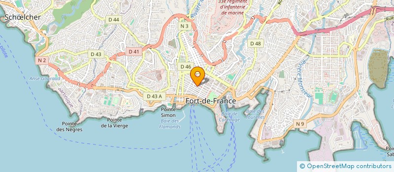 localisation de l'entreprise MONSIEUR PATRICK SIMONARD  FORT-DE-FRANCE