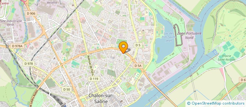 localisation de l'entreprise MONSIEUR PATRICK SIMONIN  CHALON-SUR-SAONE