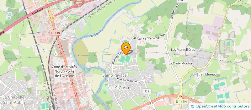 localisation de l'entreprise MONSIEUR PATRICK SINEAU  PEZE-LE-ROBERT