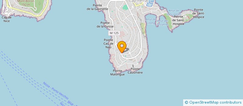 localisation de l'entreprise MONSIEUR PATRICK SINIBALDI  SAINT-JEAN-CAP-FERRAT