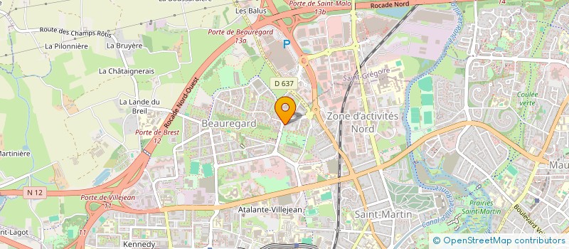 localisation de l'entreprise MONSIEUR PATRICK SINQUIN  RENNES