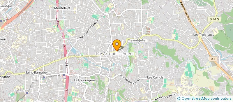 localisation de l'entreprise MONSIEUR PATRICK SINTES à MARSEILLE