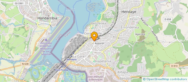 localisation de l'entreprise MONSIEUR PATRICK SISTIAGA à HENDAYE