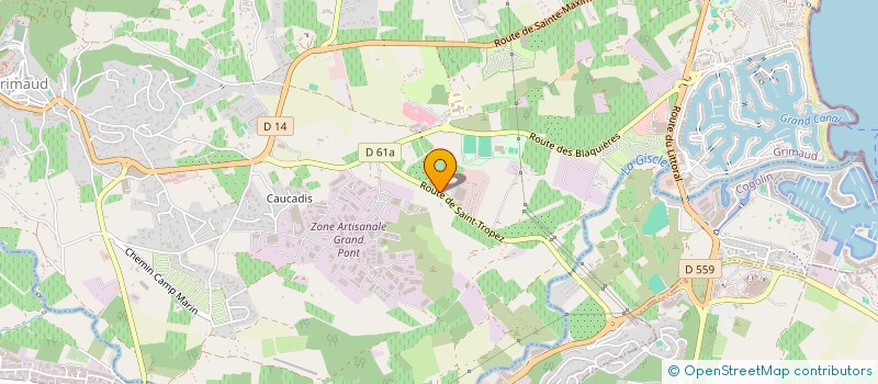 localisation de l'entreprise MONSIEUR PATRICK SMARZYNSKI à GRIMAUD