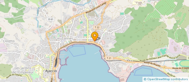 localisation de l'entreprise MONSIEUR PATRICK SOETEWEY à AJACCIO