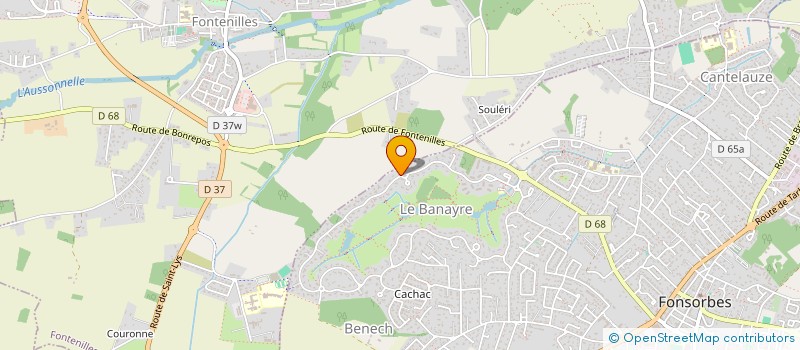localisation de l'entreprise MONSIEUR PATRICK SOLESSE à FONSORBES