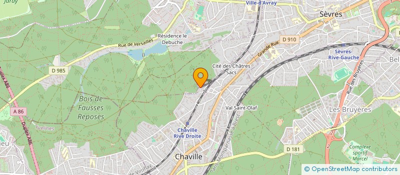 localisation de l'entreprise MONSIEUR PATRICK SOMMACAL à CHAVILLE