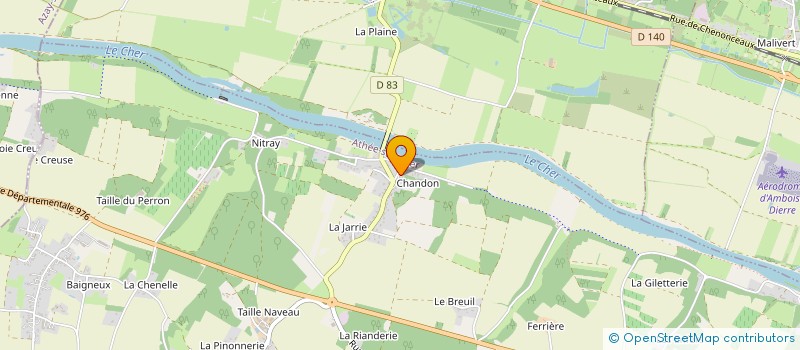 localisation de l'entreprise MONSIEUR PATRICK SOMMIER  ATHEE-SUR-CHER